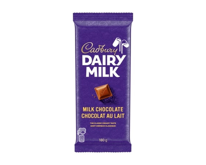 Cadbury DAIRY MILK, Original Chocolate Bar - 180.0 G