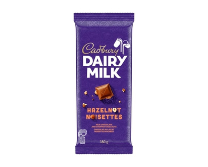 Cadbury DAIRY MILK Hazelnut Chocolate Bar - 180.0 G