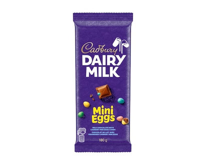 Cadbury DAIRY MILK Milk Chocolate Bar with Mini Eggs - 180.0 G