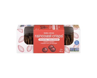 Lesley Stowe's Raincoast Crisps Cranberry Crackers - 150.0 G