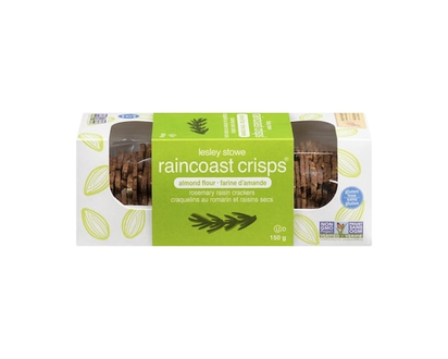 Lesley Stowe's Raincoast Crisps Rosemary Raisin Crackers - 150.0 G