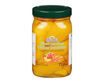 Diana Peach Slices in Light Syrup - 720.0 ML