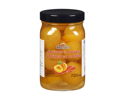 Diana Apricots In Halves In Light Syrup - 720.0 ML