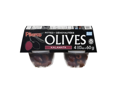 Pilaros Kalamata Olives, Pitted, 4 Cups - 240.0 G
