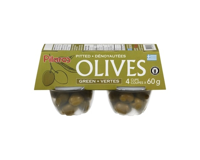 Pilaros Green Olives, Pitted, 4 Cups - 240.0 G