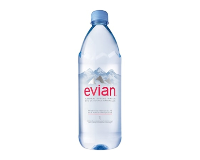 Evian Natural Spring Water - 1 L