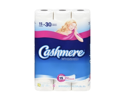 Cashmere Papier hygiénique, 15 rouleaux, deux épaisseurs - 15.0 EA