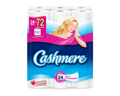 Cashmere Soft & Thick Toilet Paper, 24 Triple Rolls = 72 Single Rolls - 24.0 EA