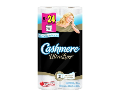Cashmere 2 Ply Rolls Of Bathroom Tissue Ultra Luxe - 8.0 EA
