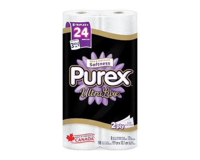 Purex 2 Ply Rolls Of Bathroom Tissue - 8.0 EA