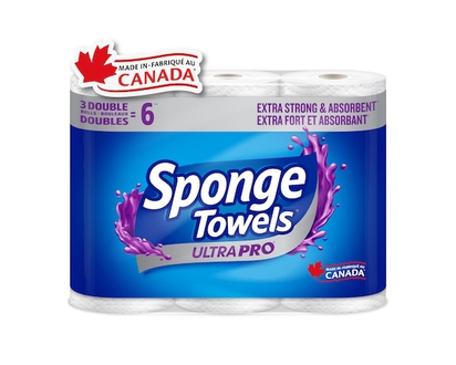 SpongeTowels Rouleaux doubles 2 épaisseurs - 3.0 EA