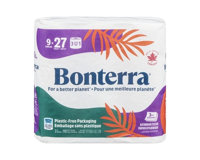 Bonterra Bathroom Tissue 3 Ply - 1.0 EA