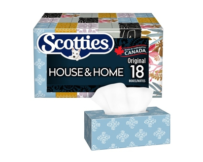 Scotties Facial Tissues Multipacks, 18 boxes, 126 sheets each - 1.0 EA