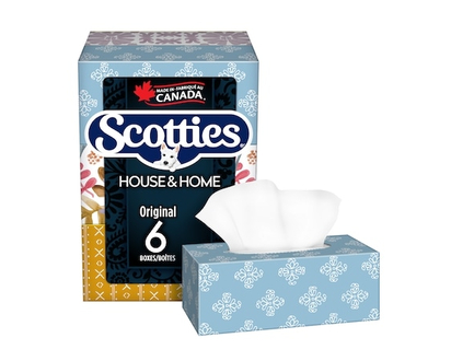 Scotties Facial Tissues, 6 Boxes, 126 Sheets Each - 1.0 EA