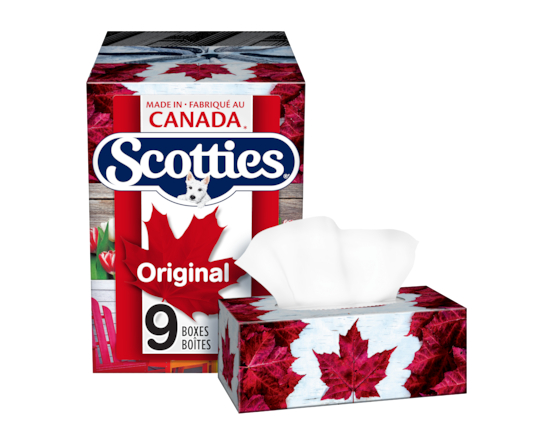 Scotties Papier de soie, 9 boîtes de 100 feuilles chacune - 1.0 EA