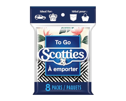 Scotties À Emporter Mouchoirs Blancs 3 Épaisseurs Par Mini Paquet - 10.0 EA