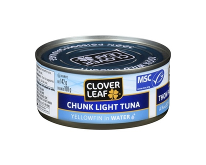 Clover Leaf Chunk Light Yellowfin Tuna, In Water - 142.0 G