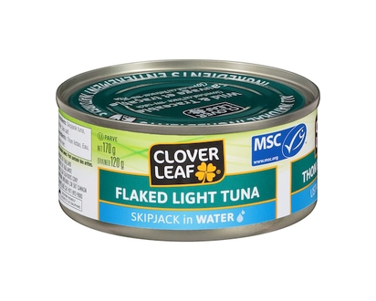 Clover Leaf Flaked Light Tuna, Skip Jack In Water - 170.0 G