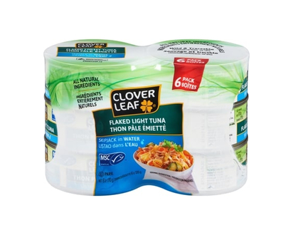 Clover Leaf Thon pâle émietté, listao dans l’eau - 170.0 G