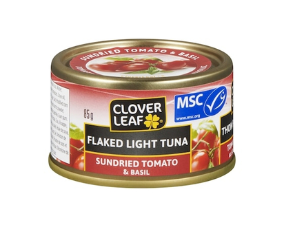 Clover Leaf Flaked Light Tuna Sundried Tomato & Basil - 85 G
