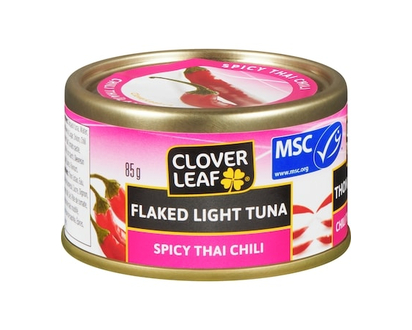 Clover Leaf Flaked Light Tuna, Spicy Thai Chili - 85.0 G