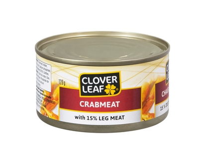 Clover Leaf Crabmeat, 15% Leg Meat - 120.0 G