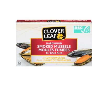 Clover Leaf Mussels, Smoked - 85.0 G