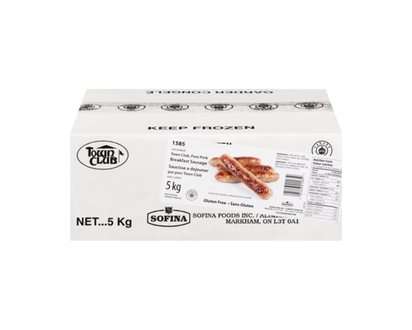 Saucisses de porc déjeuner - 5.0 KG