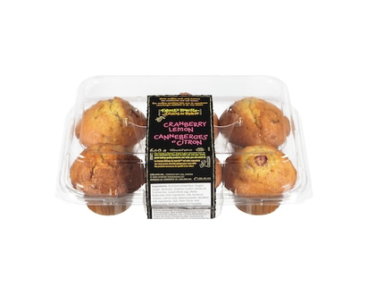 Farmer's Market Lemon Cranberry Muffins - 600.0 G