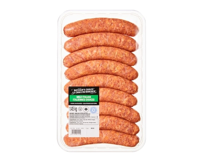 Butcher's Choice Mild Italian Pork Sausages - 1.45 KG
