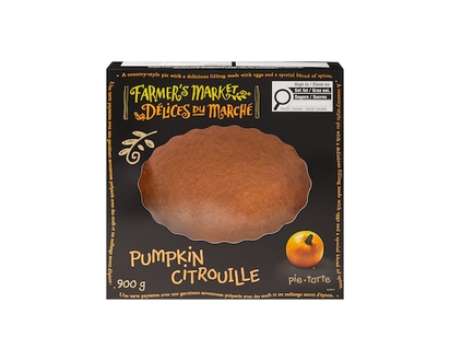 Farmer's Market Pumpkin Pie - 900.0 G