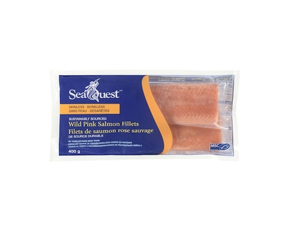Seaquest Pink Salmon Fillets - 400.0 G