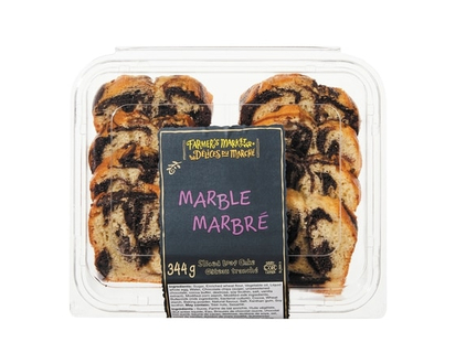 Farmer's Market Sliced Loaf Cake, Marble - 344.0 G