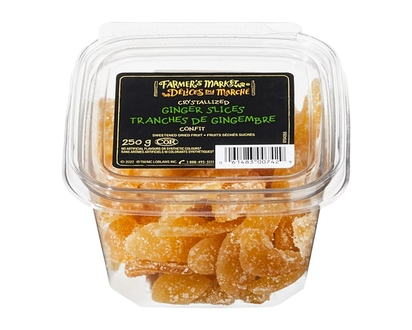 Délices du Marché Tranches de gingembre confit - 250.0 G