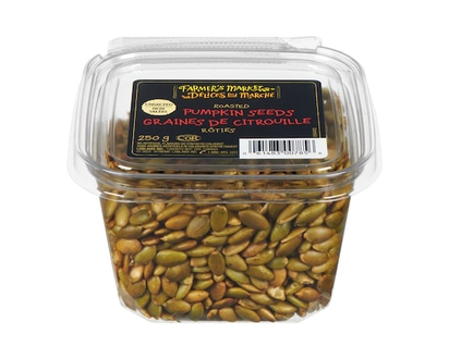 Délices du Marché Graines de citrouille rôties non salées - 250.0 G