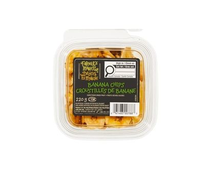 Délices du Marché Croustilles de banane - 220.0 G