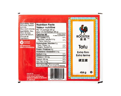 Rooster Extra Firm Tofu - 454.0 G