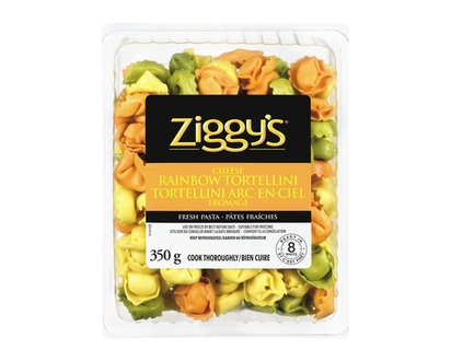 Ziggy’s Tortellini are-en-ciel au fromage, petit - 350.0 G