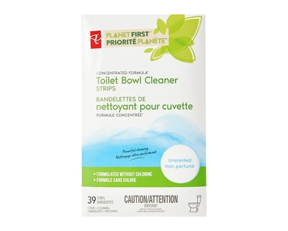 le Choix du Président Bandelettes de nettoyant pour cuvette non parfumées Priorité Planète - 39.0 EA