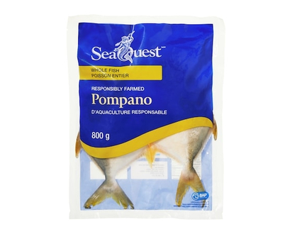 Seaquest Whole Pompano - 800.0 G