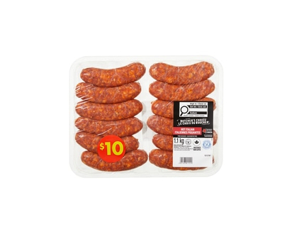 Butcher's Choice Hot Italian Pork Sausages, Club Pack - 1.1 KG