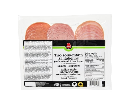 Royal Trio sous-marin à l'italienne - 300.0 G