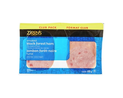 Ziggy's Black Forest Ham Slices Club Pack - 600.0 G