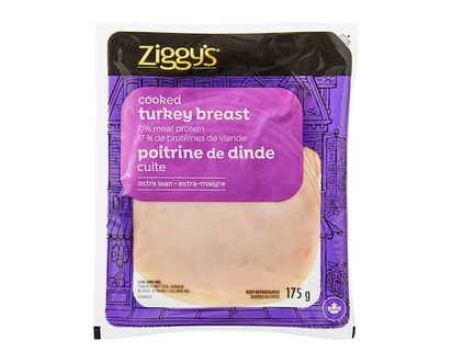Ziggy's Cooked Turkey Breast Slices - 175.0 G