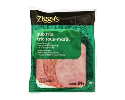 Ziggy's Sub Trio Slices - 300.0 G
