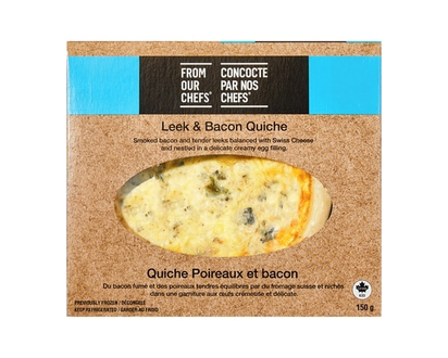 From Our Chefs Leek & Bacon Quiche - 150.0 G