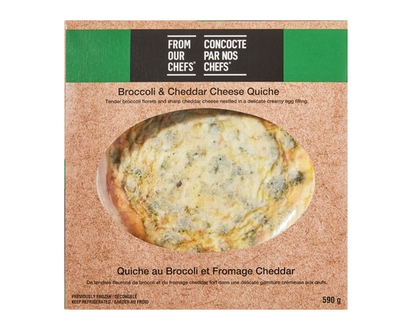 From Our Chefs Broccoli & Cheddar Cheese Quiche - 590.0 G