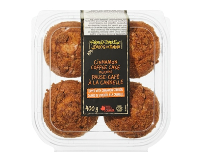 Farmer's Market Cinnamon Coffee Cake Muffins - 400.0 G