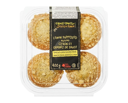 Délices du Marché Muffins au citron et graines de pavot - 400.0 G