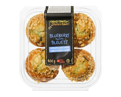 Délices du Marché Muffins aux bleuets - 400.0 G